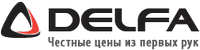Логотип фирмы Delfa в Гатчине